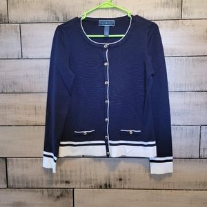 Karen Scott, small, light weight cardigan